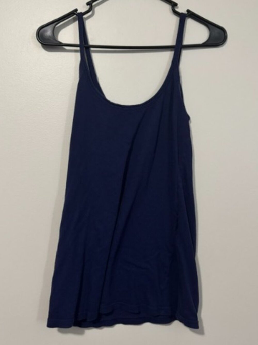 Woman's No Boundaries Short Sleeve Tank Top Color Navy Size Large (11/13)